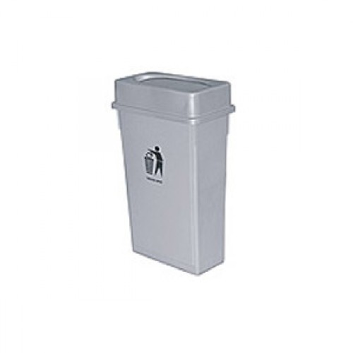 Κάδος πλαστικός 90L με καπάκι push